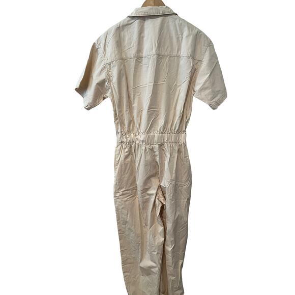 Levis Scrunchie Utility Jumpsuit Playsuit Tapioca S - Picture 6 of 10